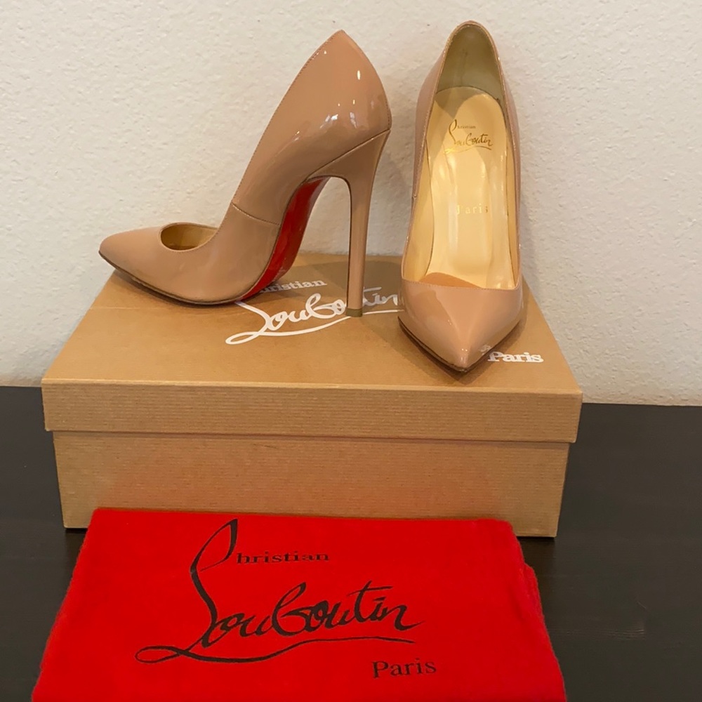 Christian Louboutin Pigalle 120 patent calf